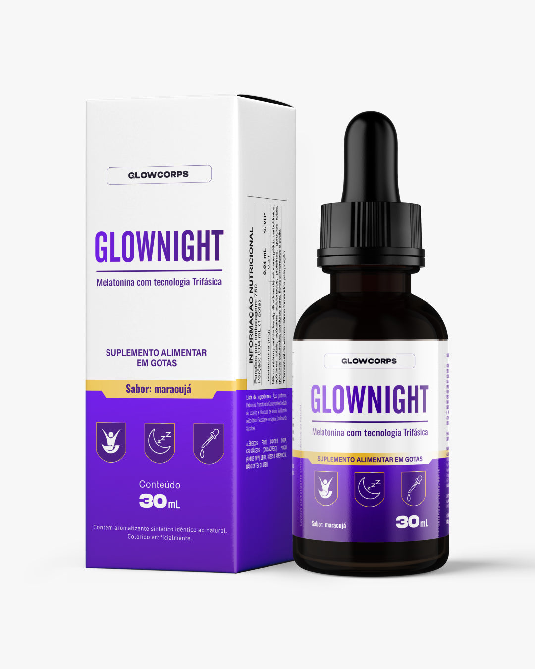 GlowNight® — Suplemento Natural para o Sono