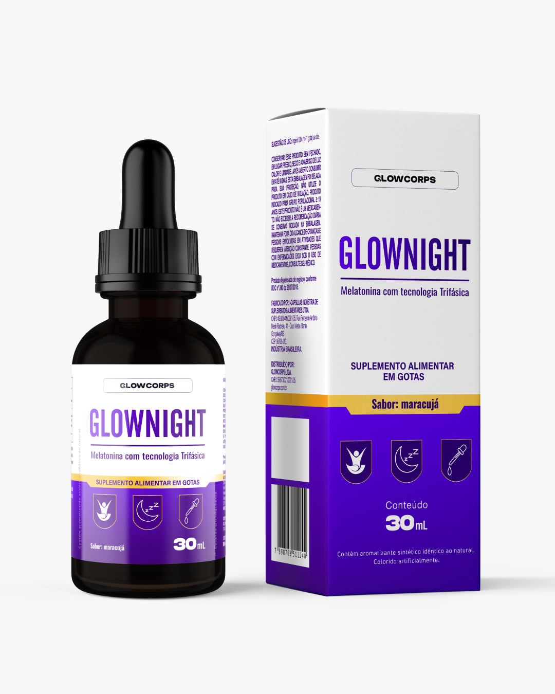 GlowNight® — Suplemento Natural para o Sono