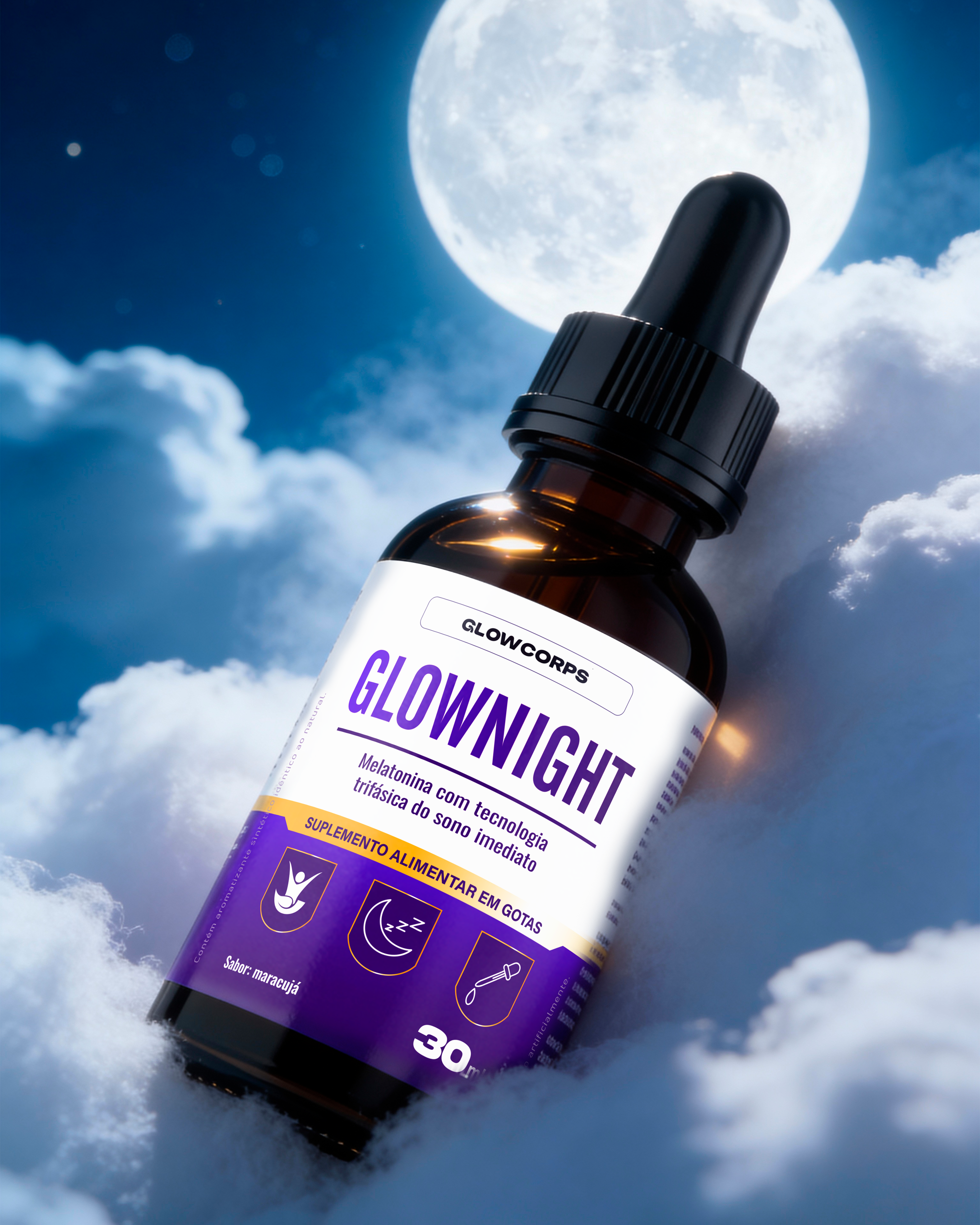 GlowNight® — Suplemento Natural para o Sono